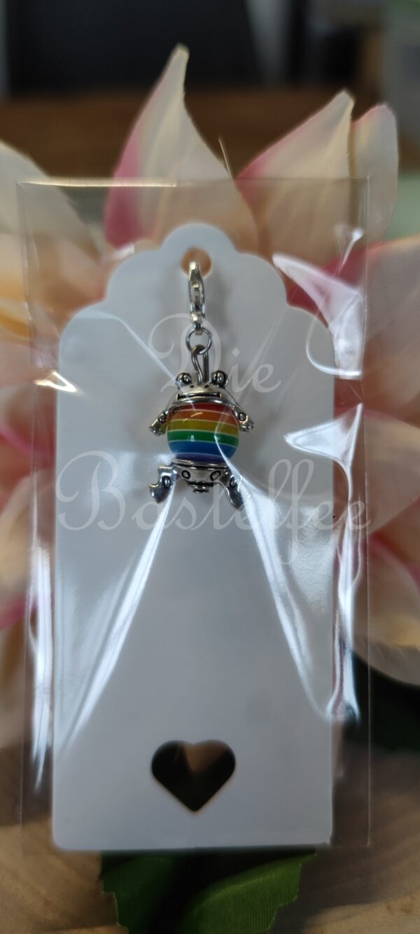 Perlentiere: Frosch, Regenbogen