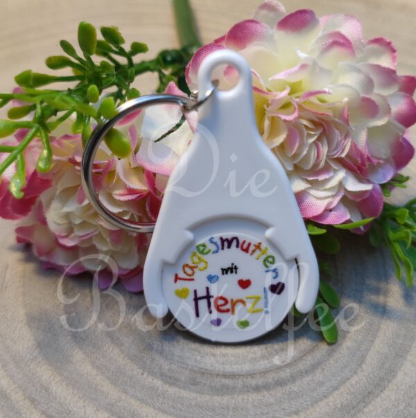 Einkaufswagenchip ,,Tagesmutter mit Herz"