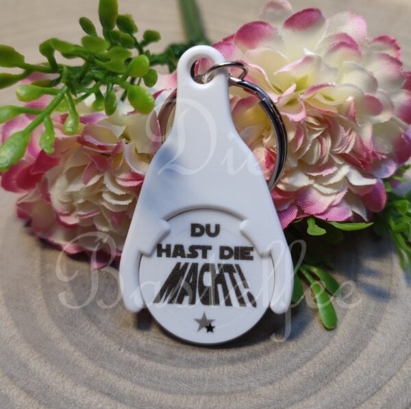 Einkaufswagenchip ,,Du hast die MACHT!"