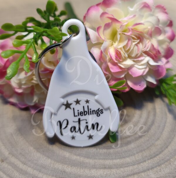 Einkaufswagenchip ,,Lieblings Patin"