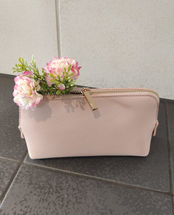 Kunstleder Tasche klein - unveredelt - Soft Pink