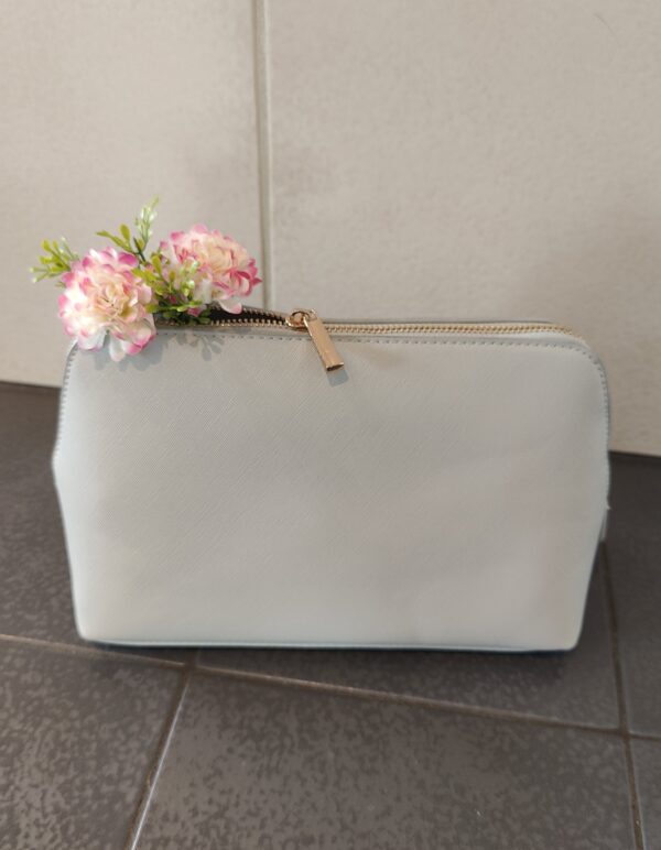 Kunstleder Tache groß - unveredelt - Soft Grey