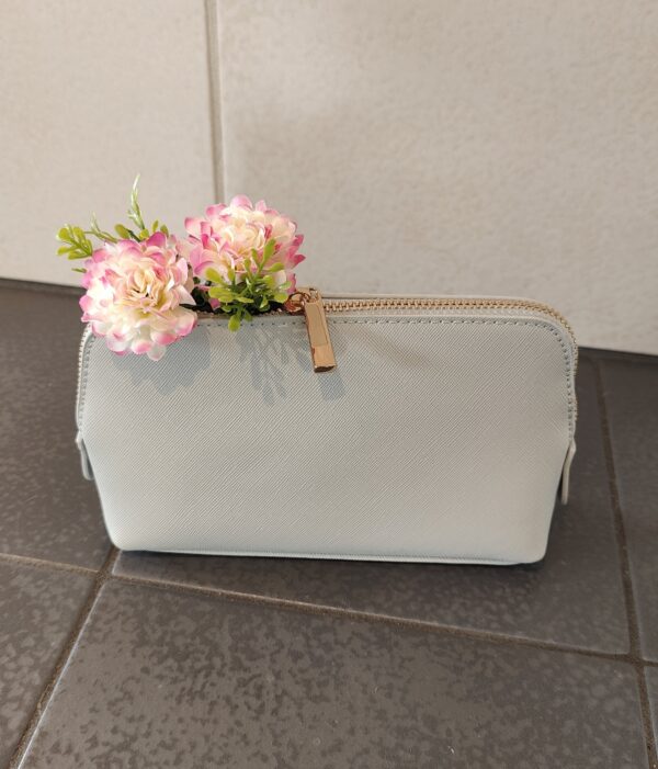 Kunstleder Tasche klein - unveredelt - Soft Grey