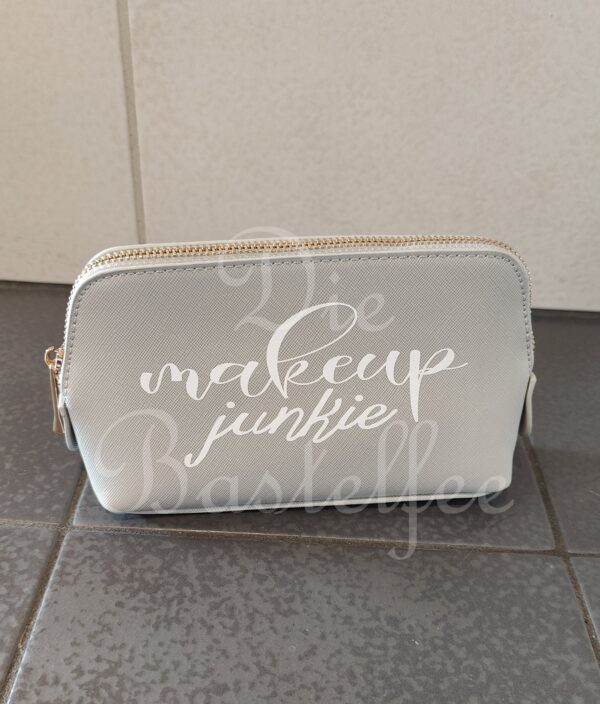 Kunstleder Tasche klein - makeup... - Soft Grey