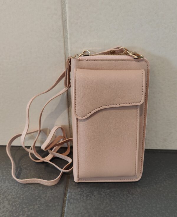 Crossbody Handy Tasche mit Geldbeutel in rosa