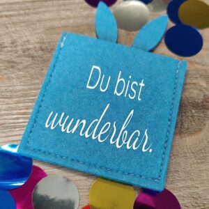 Geschenk Verpackung für z.b. Ritter Sport Mini
