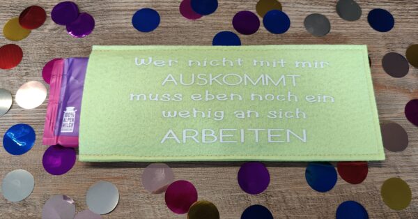 Geschenk Verpackung für z.b. Milka Schokolade oder Gutscheine