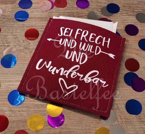 Geschenk Verpackung für z.b. Ritter Sport Schokolade
