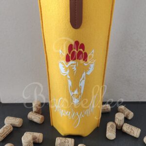Sekt u. Wein Flaschen Verpackung aus Filz