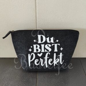 Filztasche klein ,,Perfekt…“