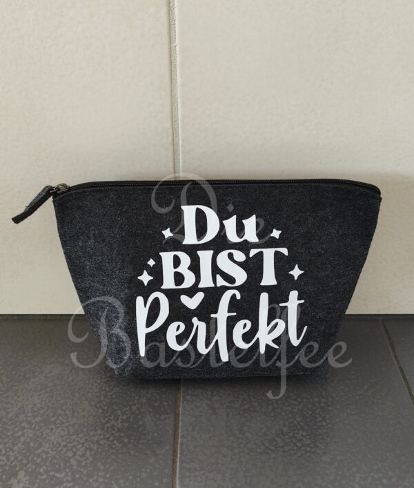 Filztasche klein ,,Perfekt..."