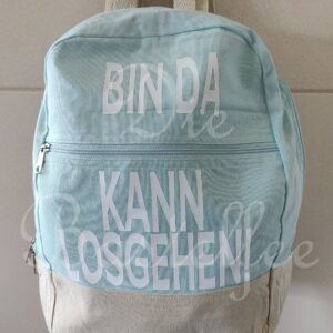Rucksack ,,Bin da…“