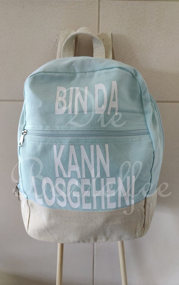 Rucksack ,,Bin da..."