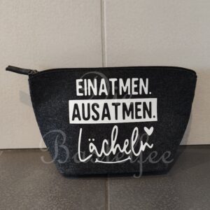 Filztasche klein ,,Lächeln“