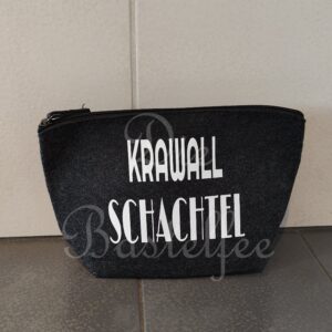 Filztasche klein ,,Krawall Schachtel“