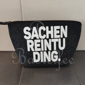 Filztasche klein ,,Sachenreintuding“