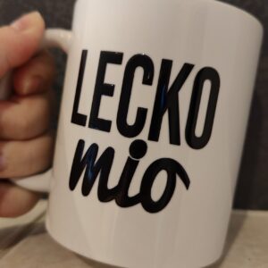 Tasse ,,Lecko mio“