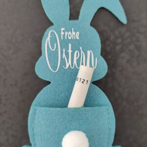 Osterhasen ,,Geldgeschenk“ blau