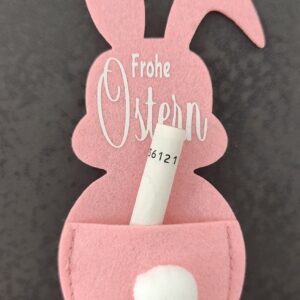 Osterhasen ,,Geldgeschenk“ rosa