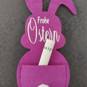 Osterhasen ,,Geldgeschenk“ lila