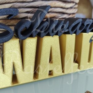 Deko Schriftzug SchwarzWald
Schwarz/Gold