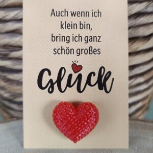 Glücksbringer Herz ,,Rot“