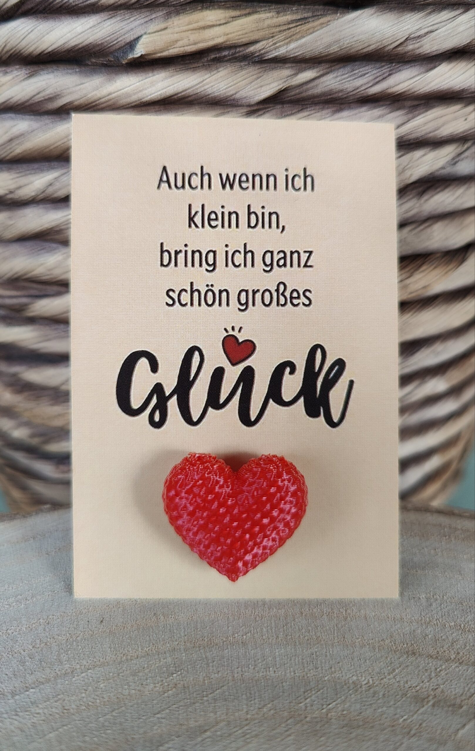Glücksbringer Herz ,,Rot"