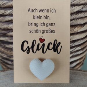 Glücksbringer Herz ,,Weiß“