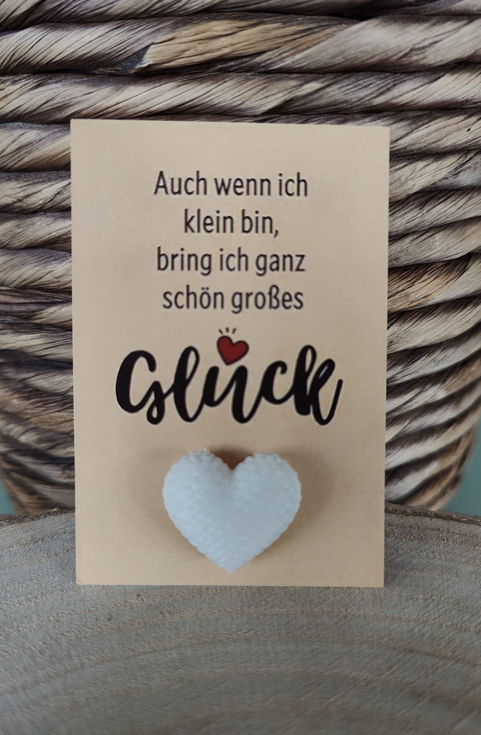 Glücksbringer Herz ,,Weiß"