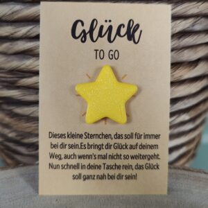 Glücksbringer Stern ,,Gelb“